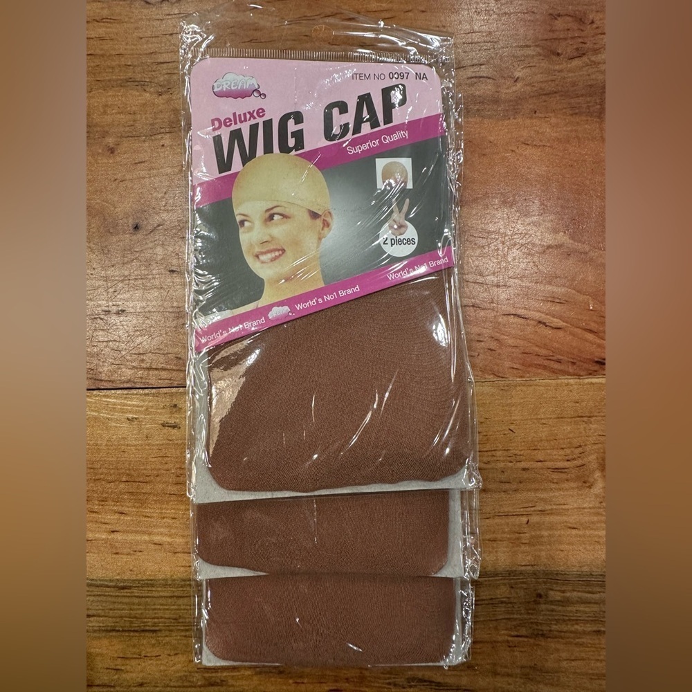 NWT deluxe Wig Cap, Nylon Wig Caps, 2 Pieces per pack Stocking style